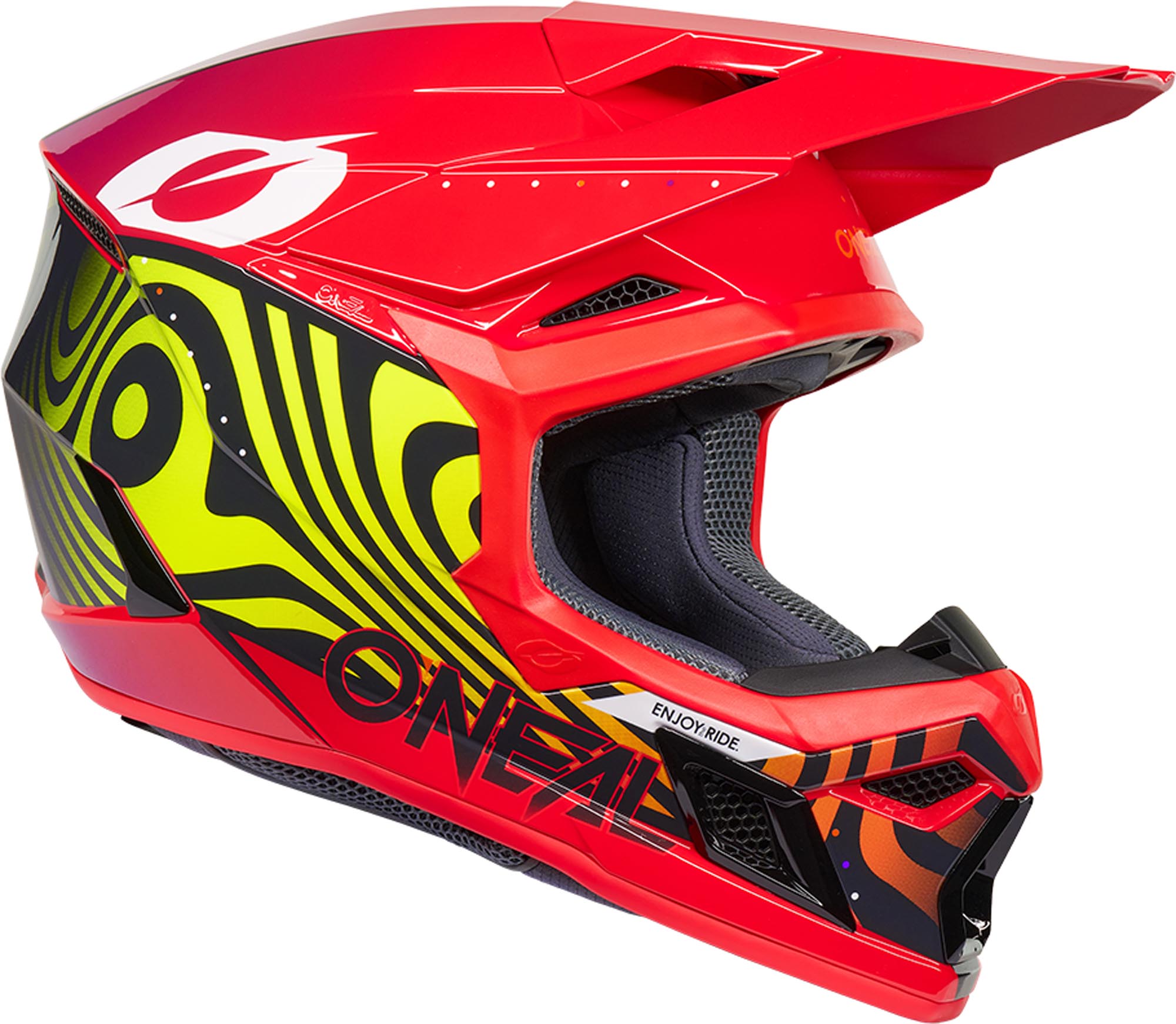 Oneal 3SRS Nova Casco da motocross giovanile rosso Y/XL (54/55) Figura 6
