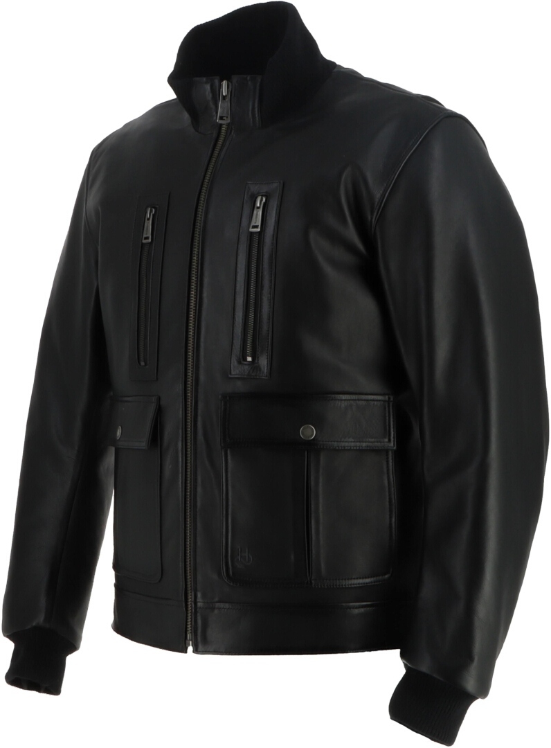 Helstons Downtown Motorrad Lederjacke schwarz M Abbildung 4