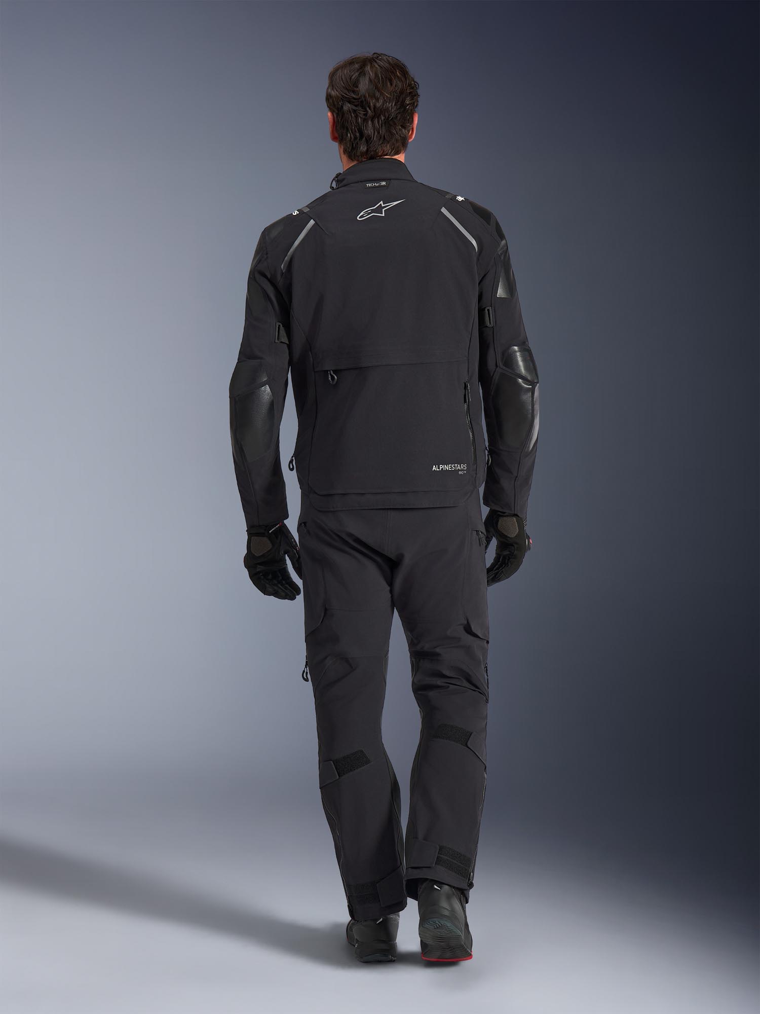 Alpinestars Andes Pro Drystar XF Veste textile moto imperméable noir/gris foncé L Figure 5