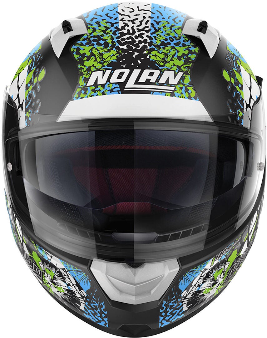 Nolan N60-6 Eufor Casque Noir mat/bleu L (60) Figure 3