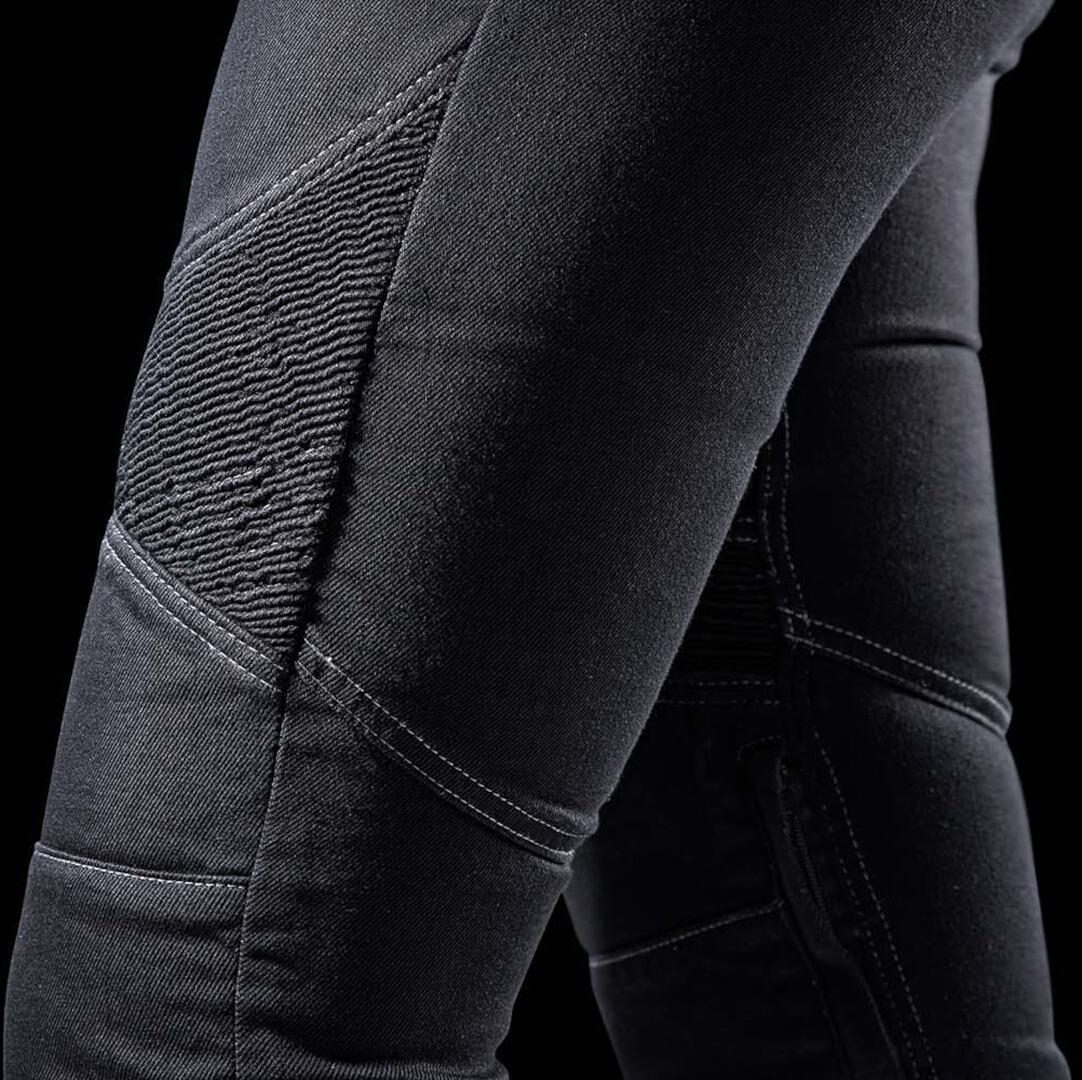 Furygan Purdey Evo Slim Dame Motorcykel Jeans Sort 34/32 Figur 11