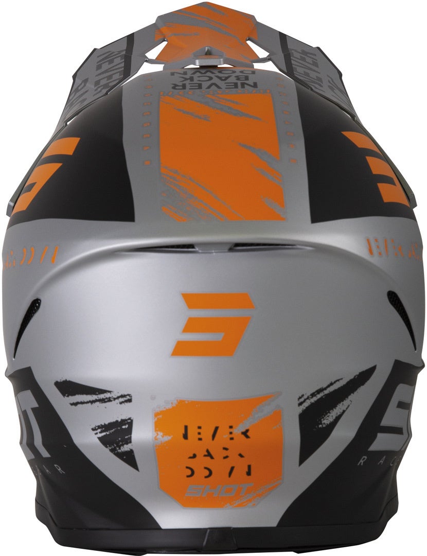 Shot Furious Draw Motocross Helm grau/orange L (59/60) Abbildung 3