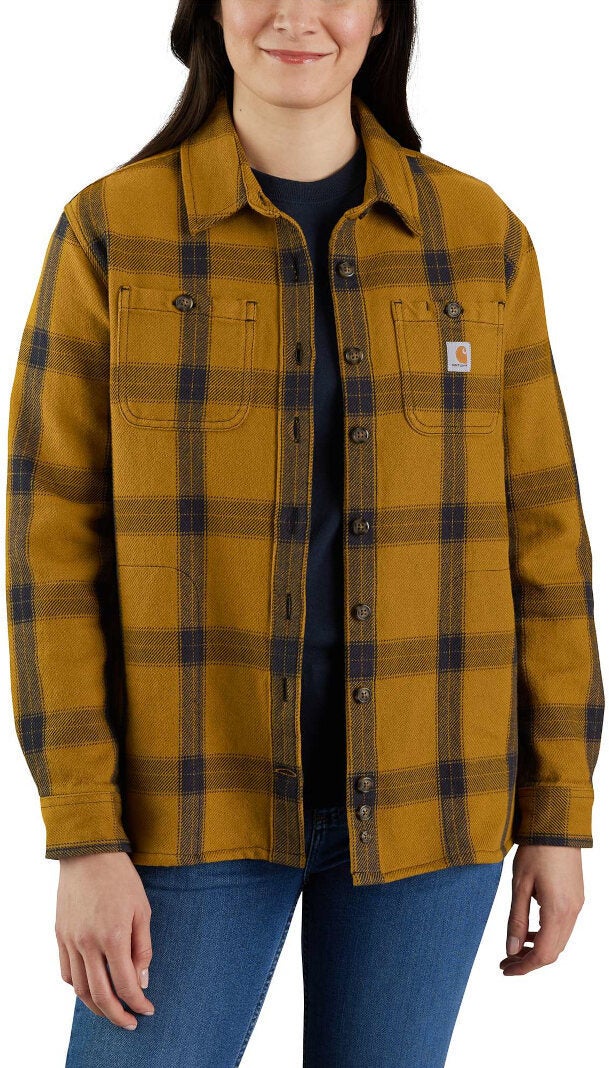 Carhartt Heavyweight Twill Camicia Da Donna marrone L Figura 2