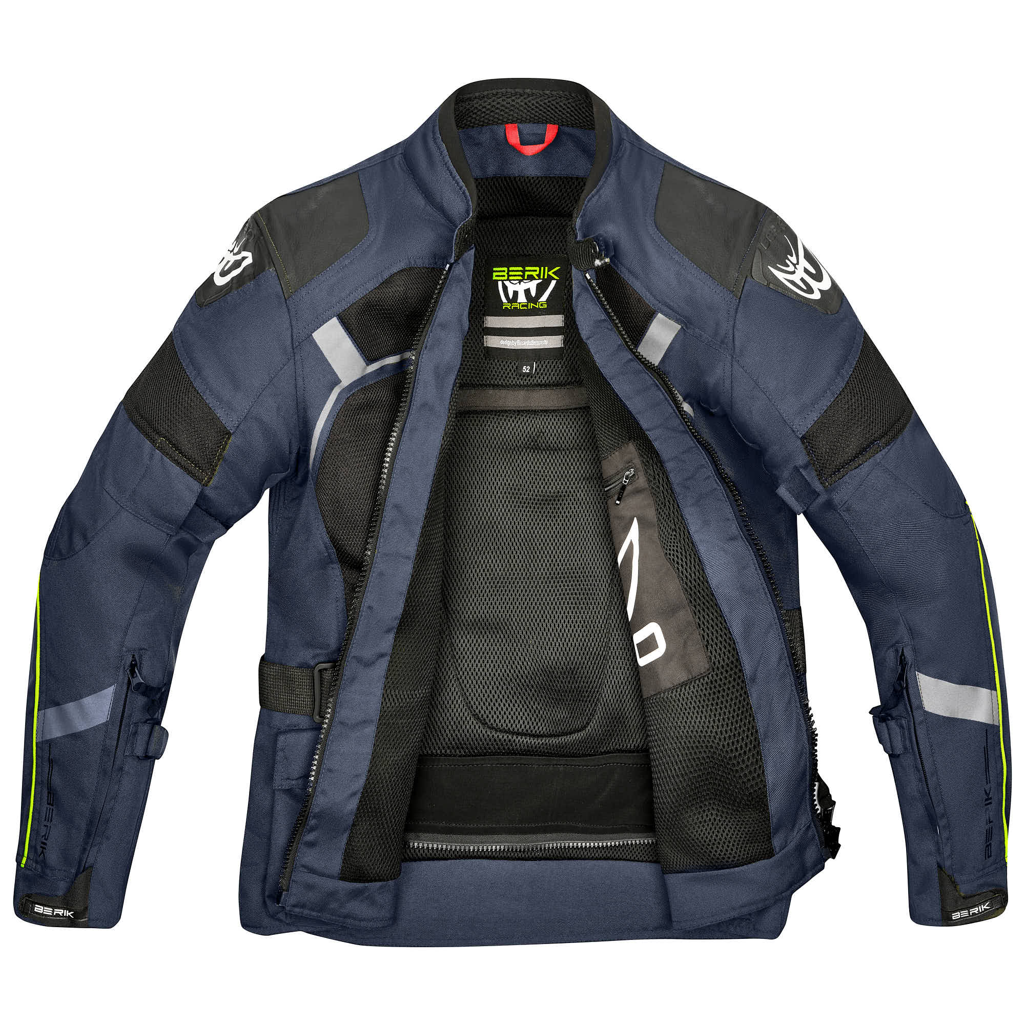 Side view of Berik Absolute Terra Motorcycle Textile Jacket