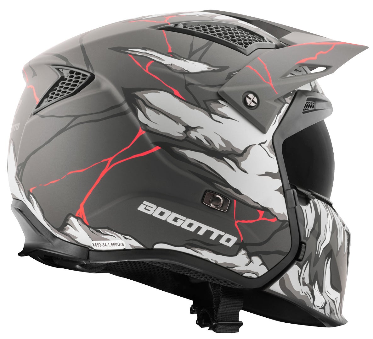 Bogotto Radic Skulash Helm grau/schwarz S Abbildung 18