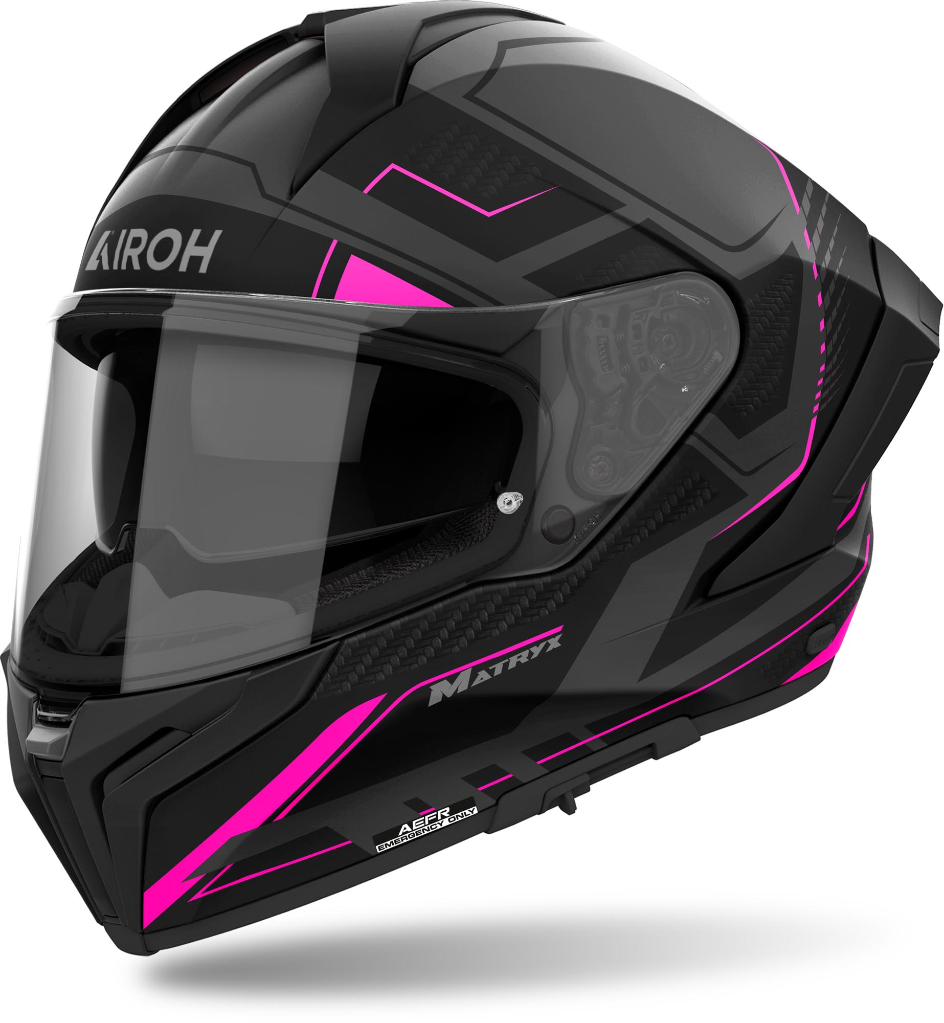 Airoh Matryx Rocket Helm grau matt/rosa M (57/58) Abbildung 1
