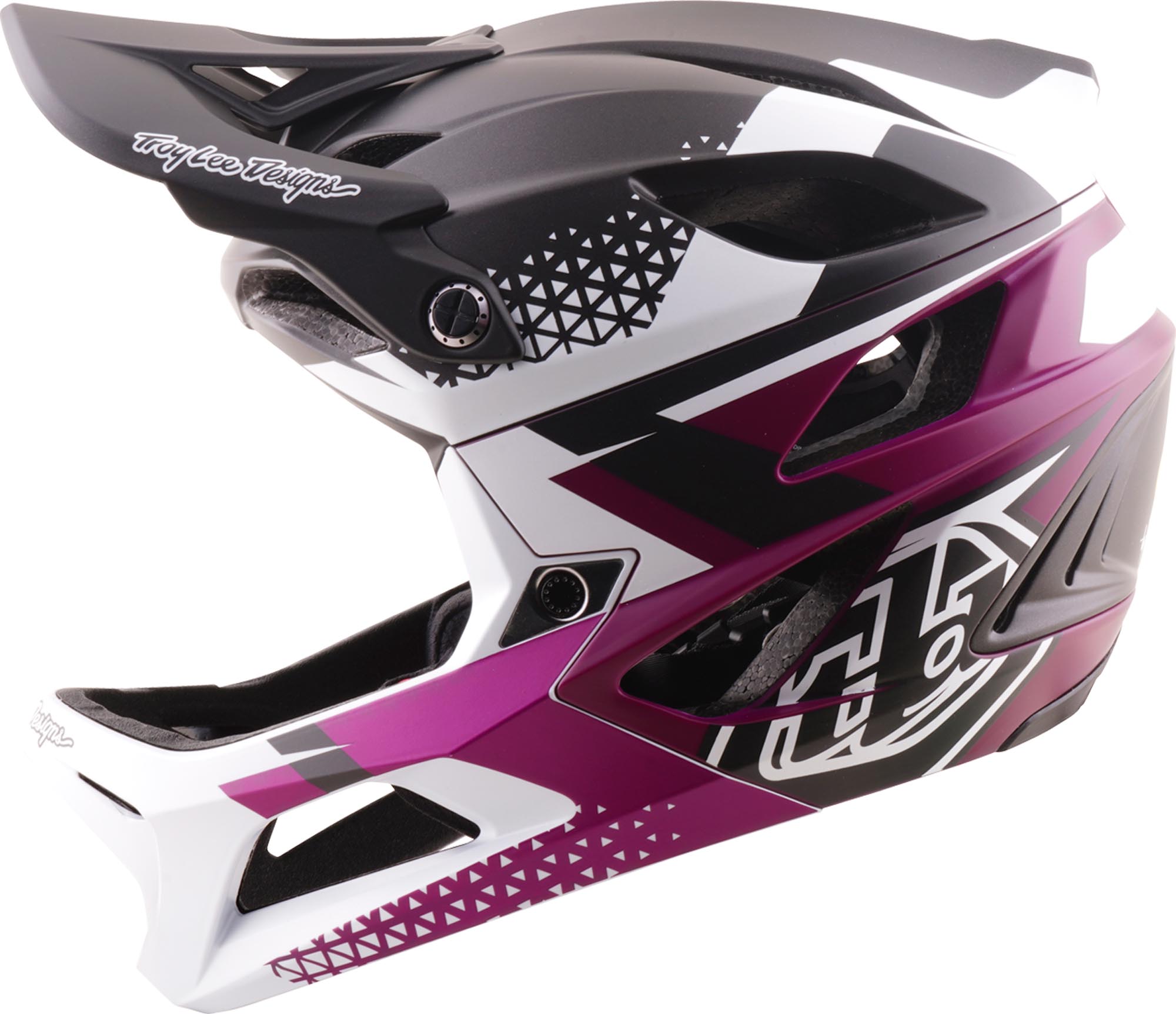 Troy Lee Designs Stage 2 MIPS Amper Enduro MTB-hjelm sort/hvid/fuchsia XL-XXL (60/63) Figur 7