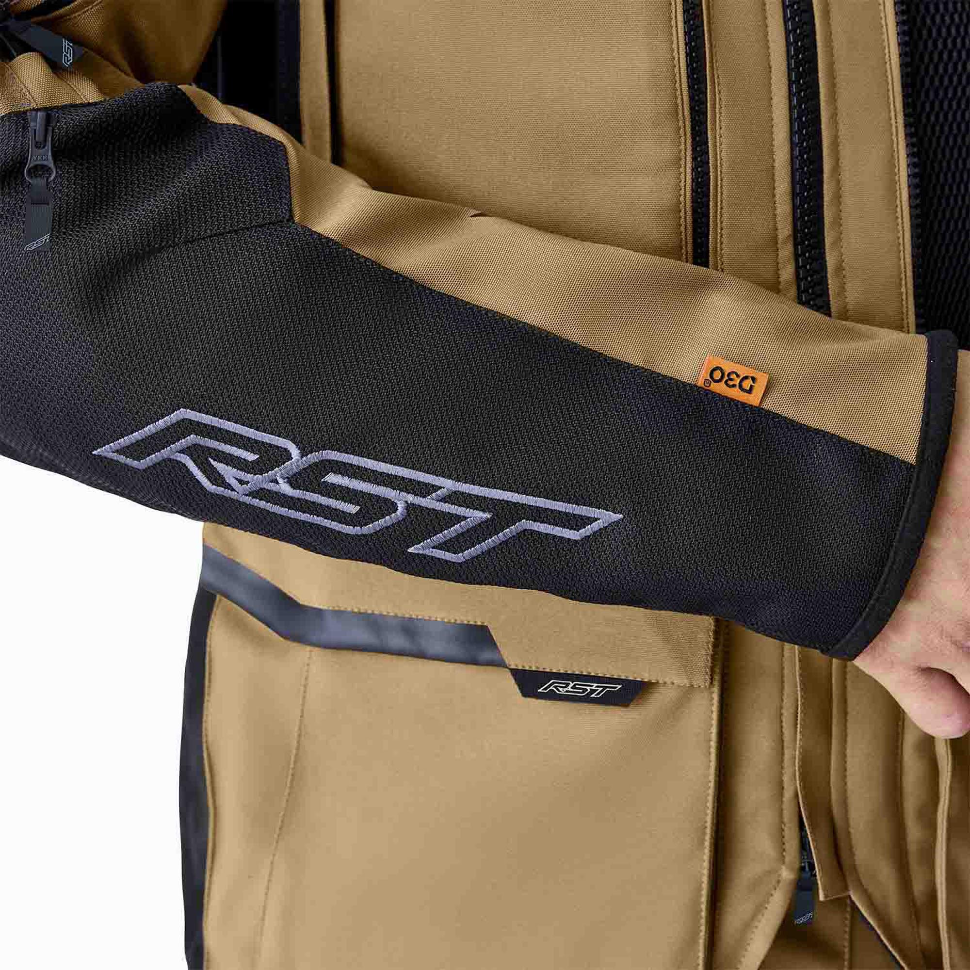 RST Pro Series Adventure D3O waterproof Motorcycle Textile Jacket sand/black 58 Figure 7