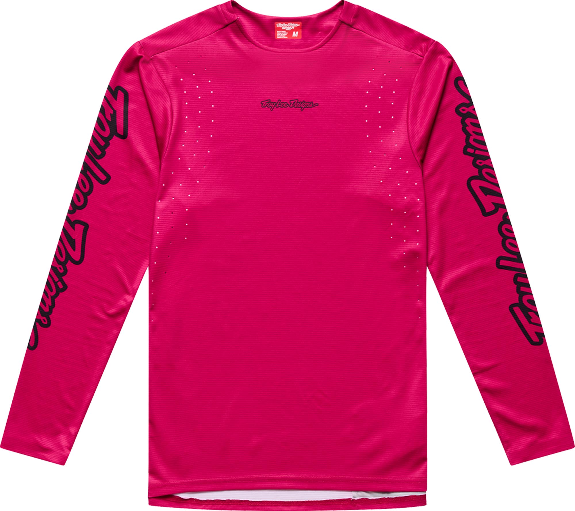 Troy Lee Designs Sprint Pro Mono Bicycle Jersey Fuchsia M Figure 1