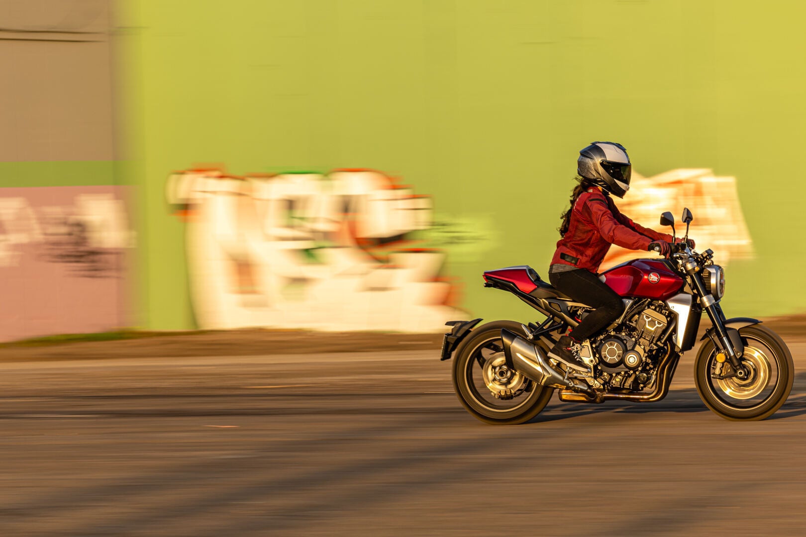 Side view of Macna Velotura Ladies Motorcycle Textile Jacket
