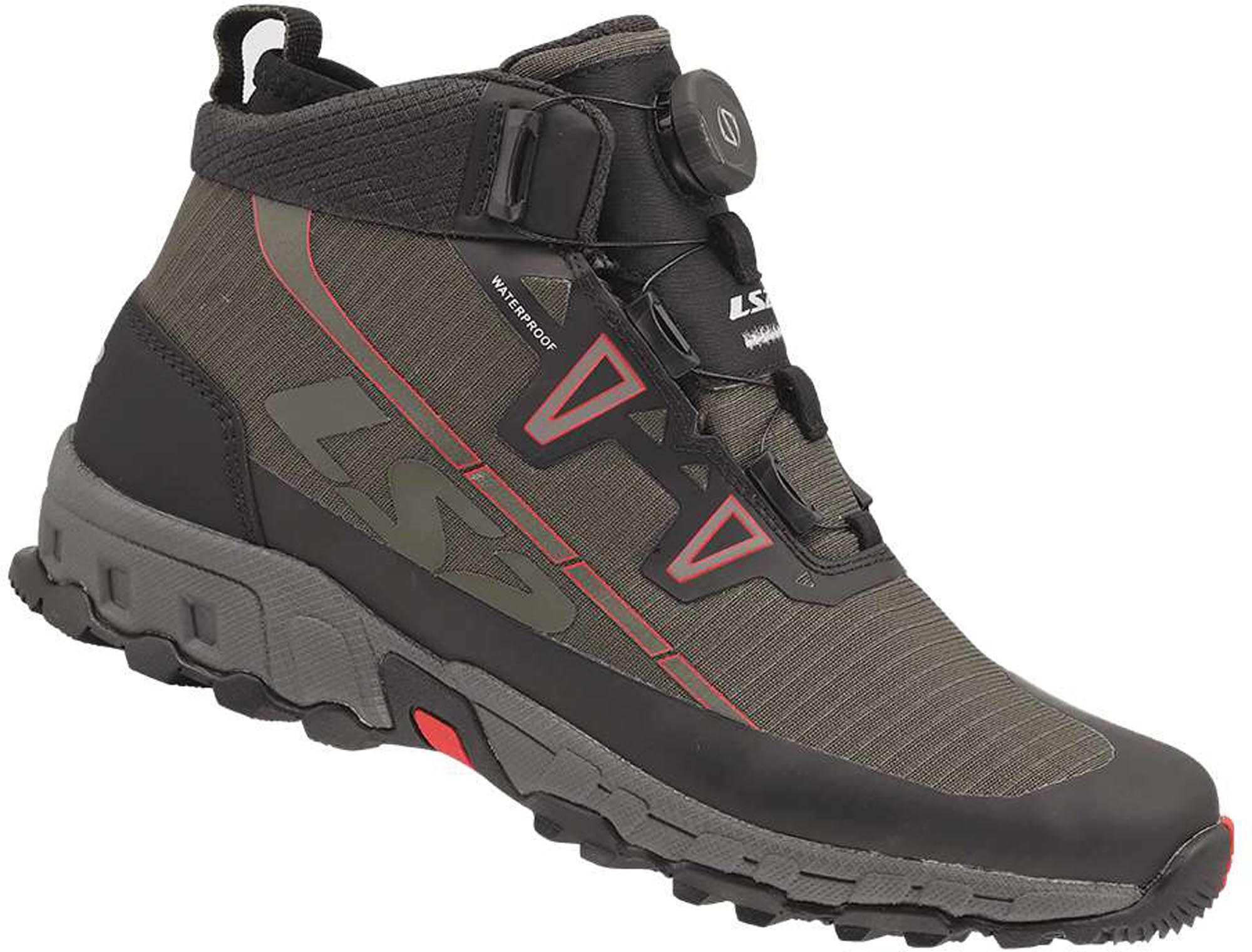 LS2 Trekker Chaussures de moto imperméables Vert 40 Figure 4
