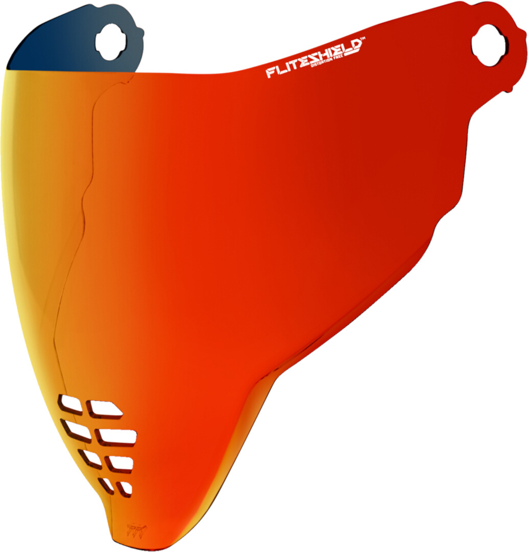 Icon Fliteshield 22.06 Vizor Portocala Iridium Figura 1