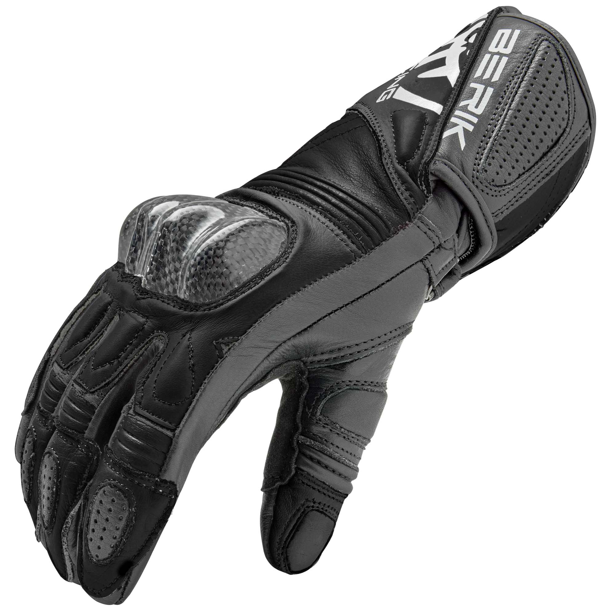 Berik Asvi Damen Motorradhandschuhe schwarz S Abbildung 2