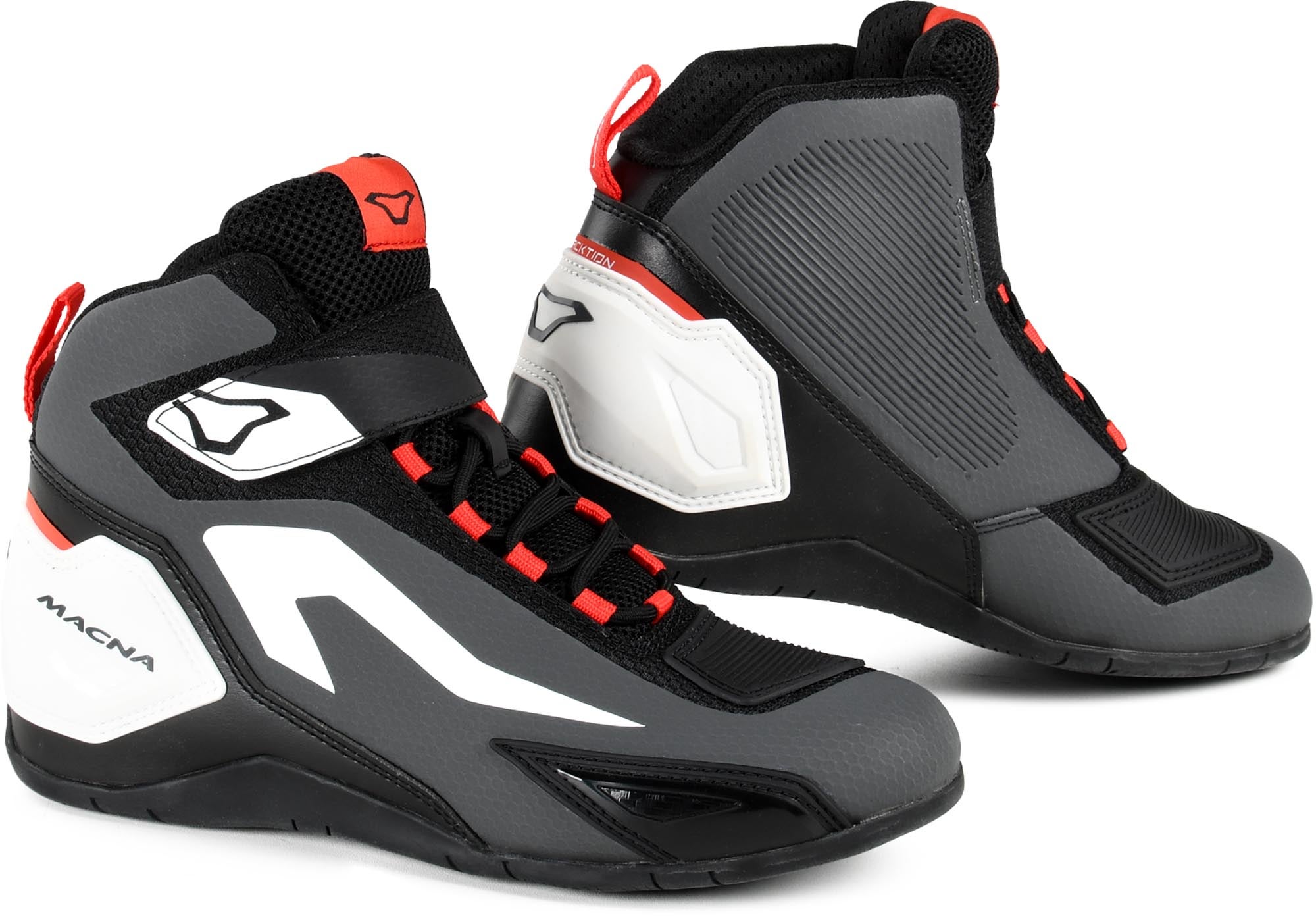 Macna Traktion Scarpe da motociclismo nero/grigio 46 Figura 1