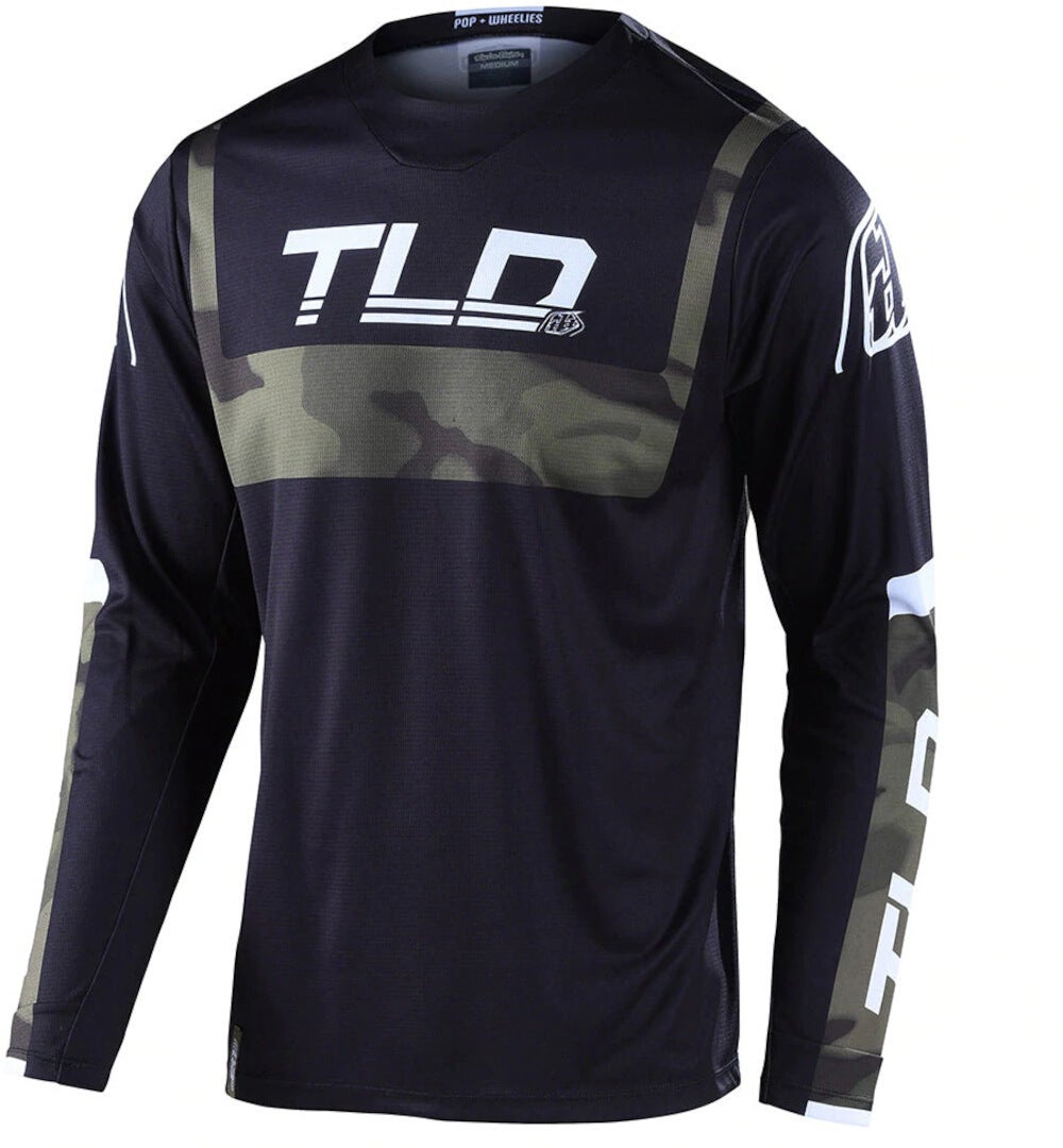 Troy Lee Designs GP Brazen Camo Motocross trøje sort/camouflage XL Figur 1