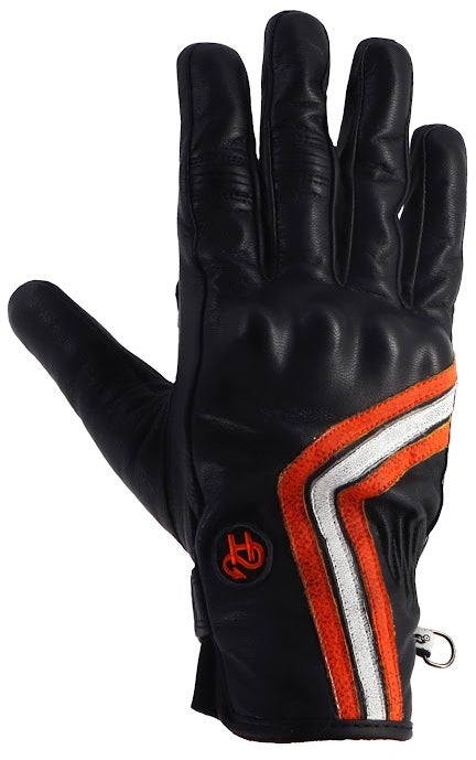 Helstons Line Gants de moto Noir/Blanc/Orange 9 Figure 1