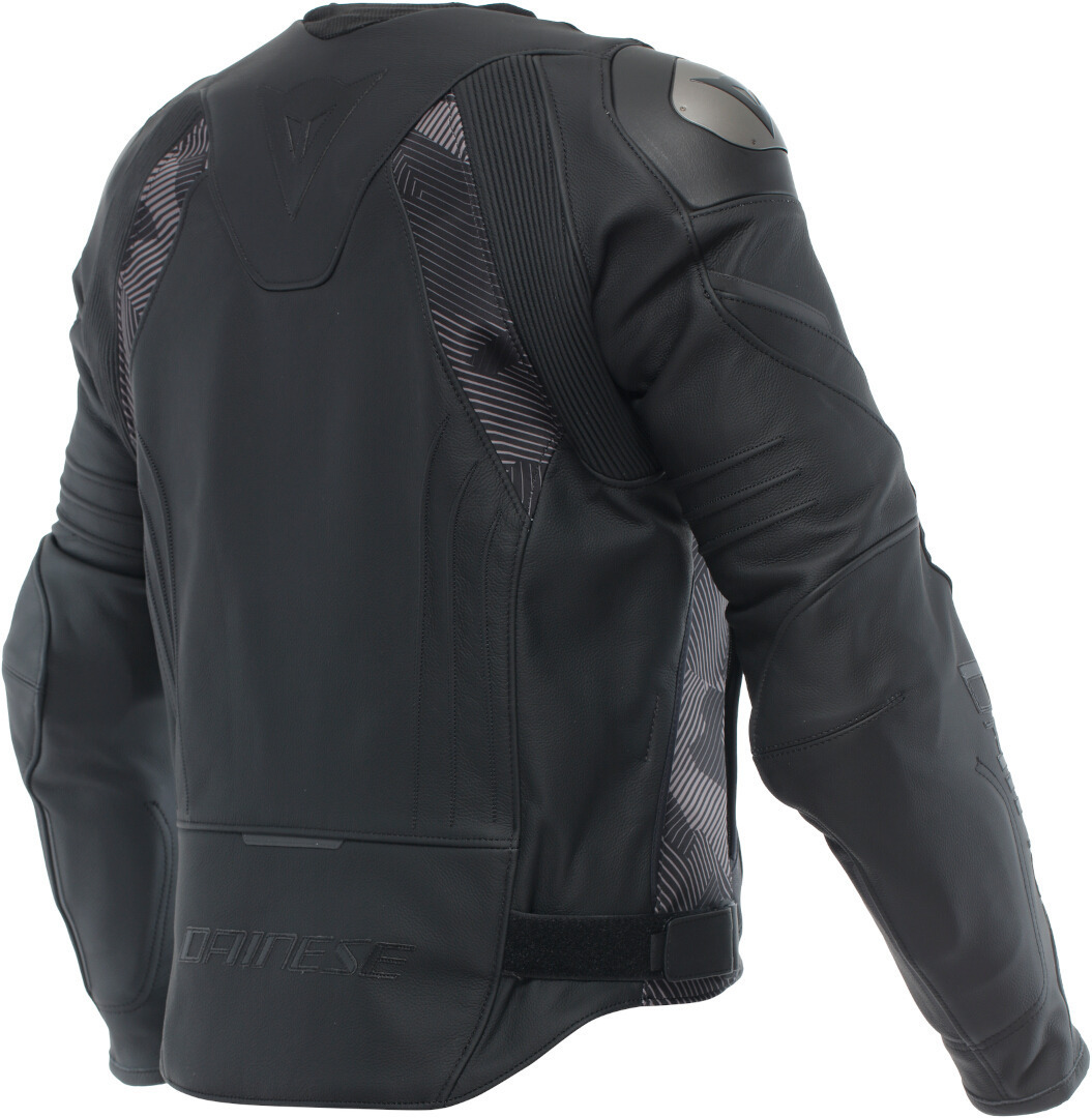 Dainese Avro 5 Motorrad Lederjacke schwarz/grau 46 Abbildung 2