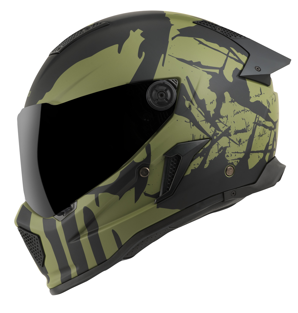 Bogotto Rapto Demon Hjälm Green Matt XS Figur 3