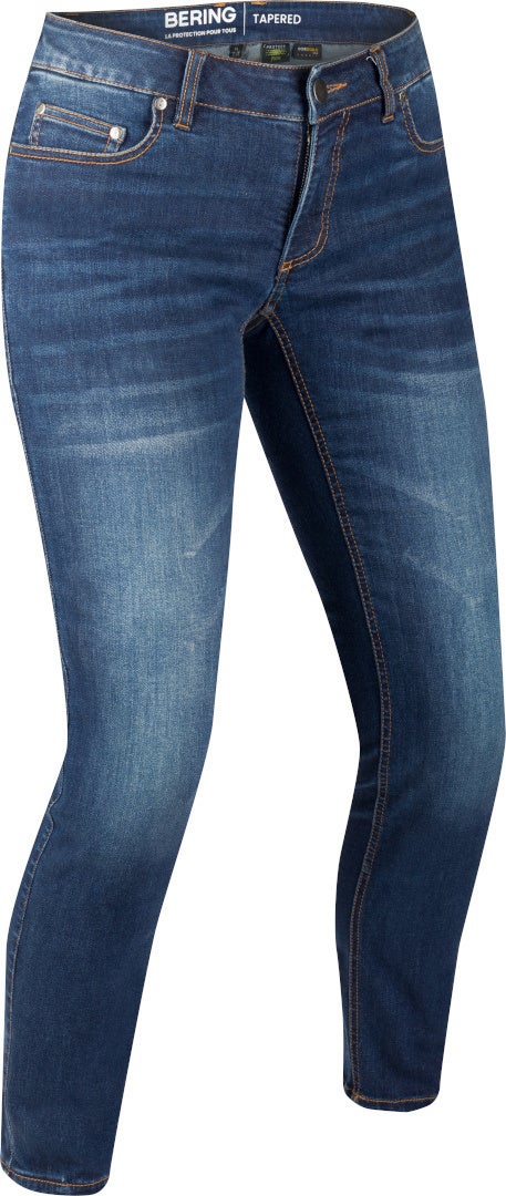 Bering Trust Tapered Dames Motorfiets Jeans Blue Stone Wash 40 Figuur 1