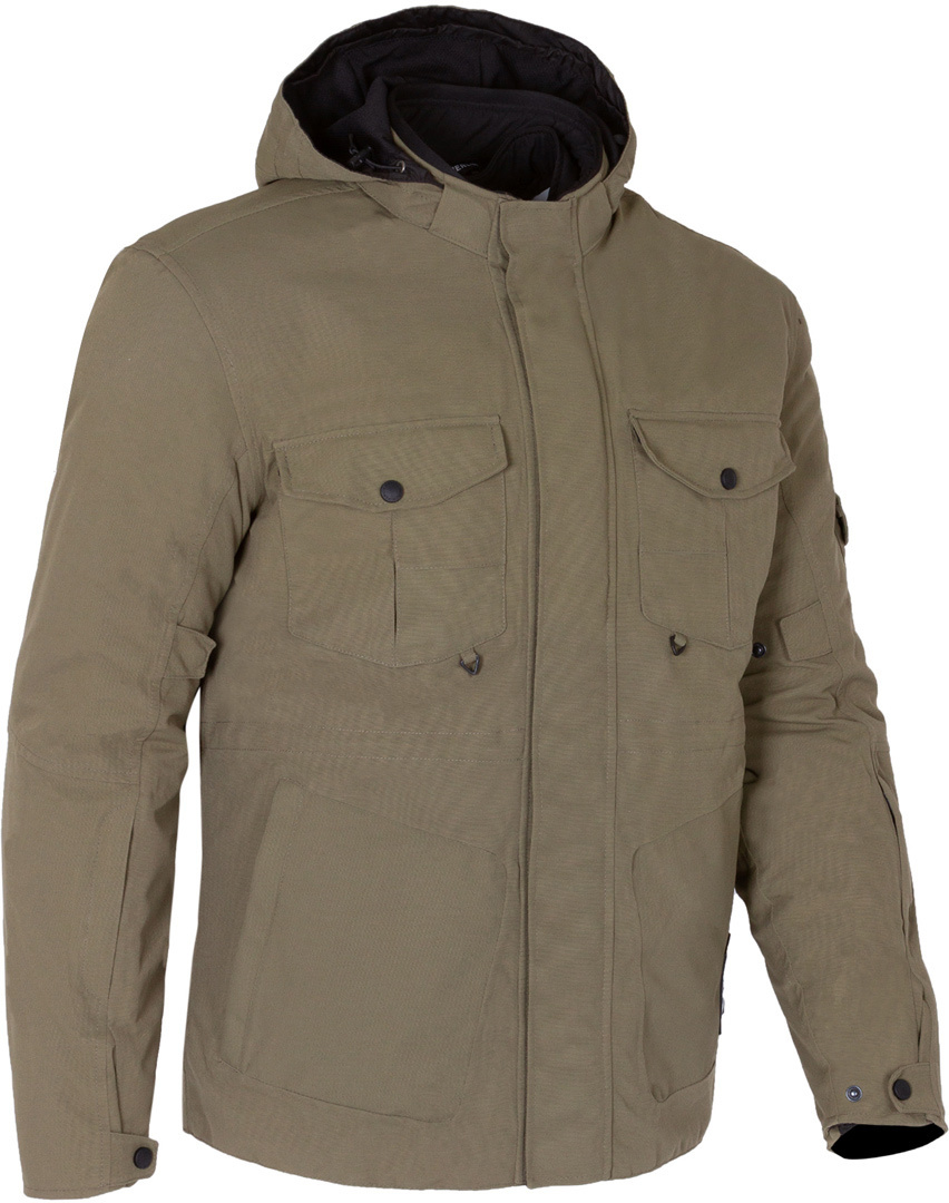 Merlin Jagger Urban Utility D3O Motorcycle Textile Jacket olive M Figure 8