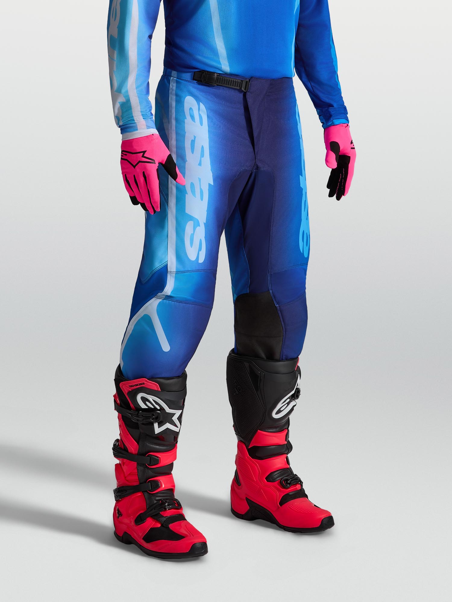 Alpinestars Fluid Kepler Motocross Hose blau/hellblau 44 Abbildung 4