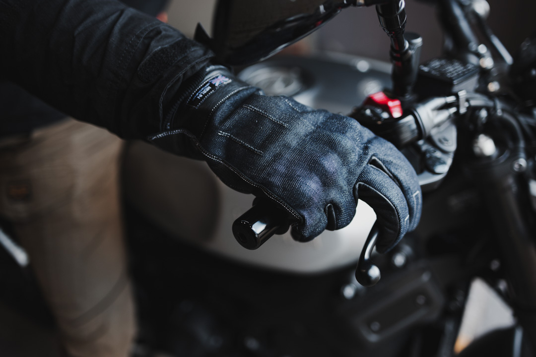 Merlin Icon Motorcykel handsker blå L Figur 2
