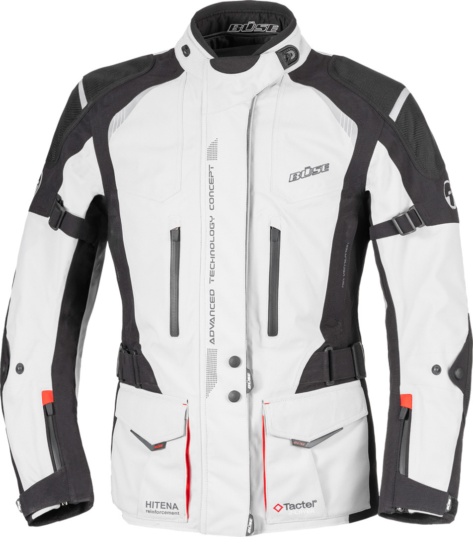 Büse Grado Ladies Motorcycle Textile Jacket white/black/red 40 Figure 1
