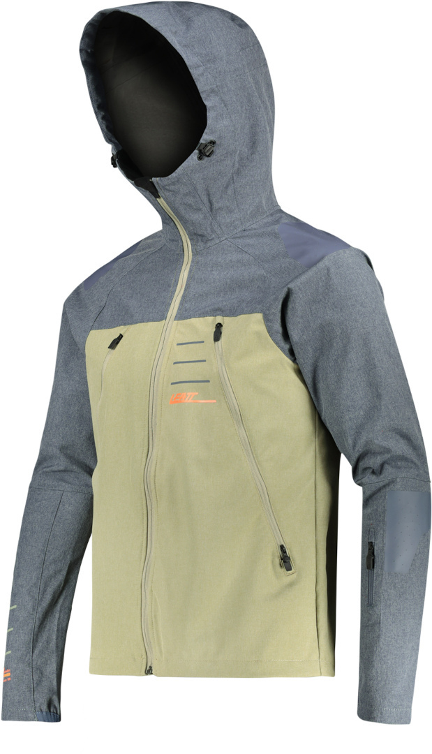 Leatt MTB All Mountain 4.0 Bicycle Jacket grey/olive L Figure 2