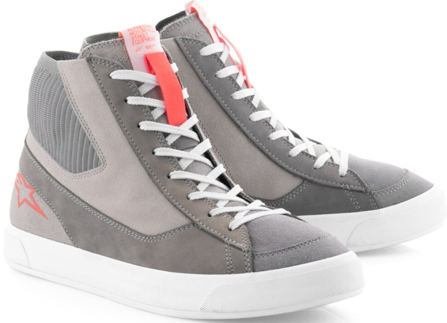 Alpinestars Stated Motorrad Schuhe hellgrau/rot 11 (44) Abbildung 1