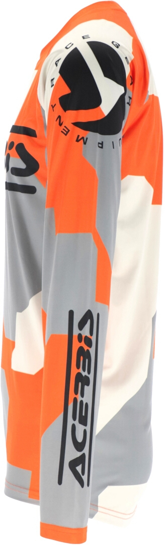 Acerbis MX Linear Sumbawa Motocross Jersey orange/grau M Abbildung 2