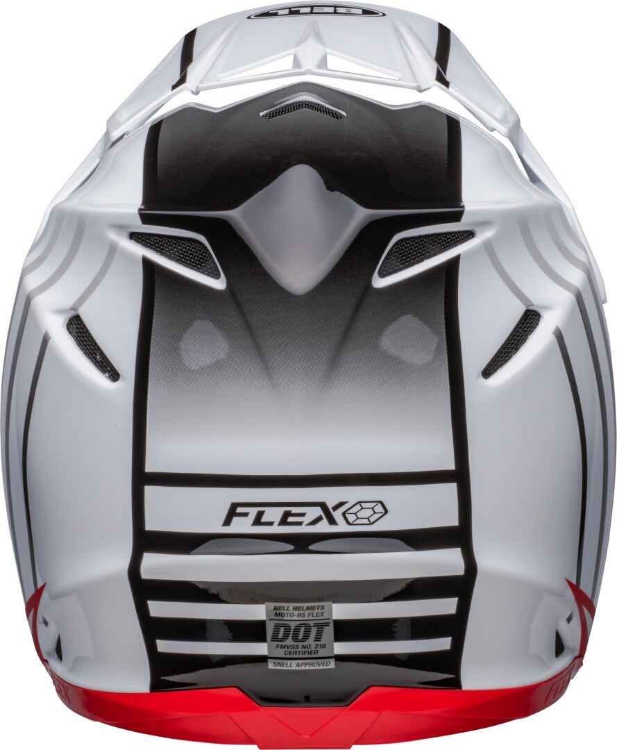 Bell Moto-9S Flex Sprint Motorcross helm wit/rood M Figuur 6