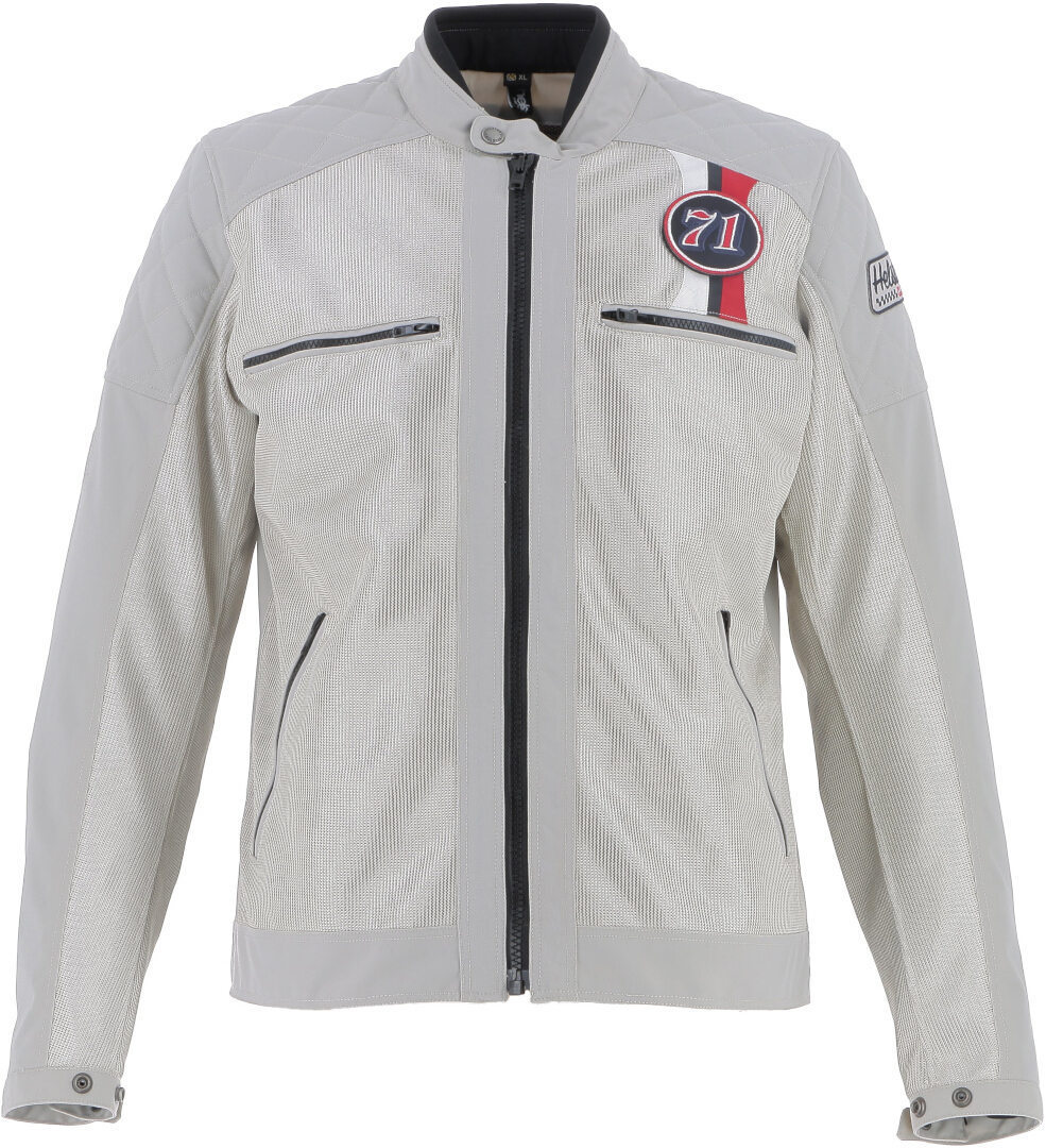 Helstons Stinger Air Motorrad Textiljacke silber XL Abbildung 1