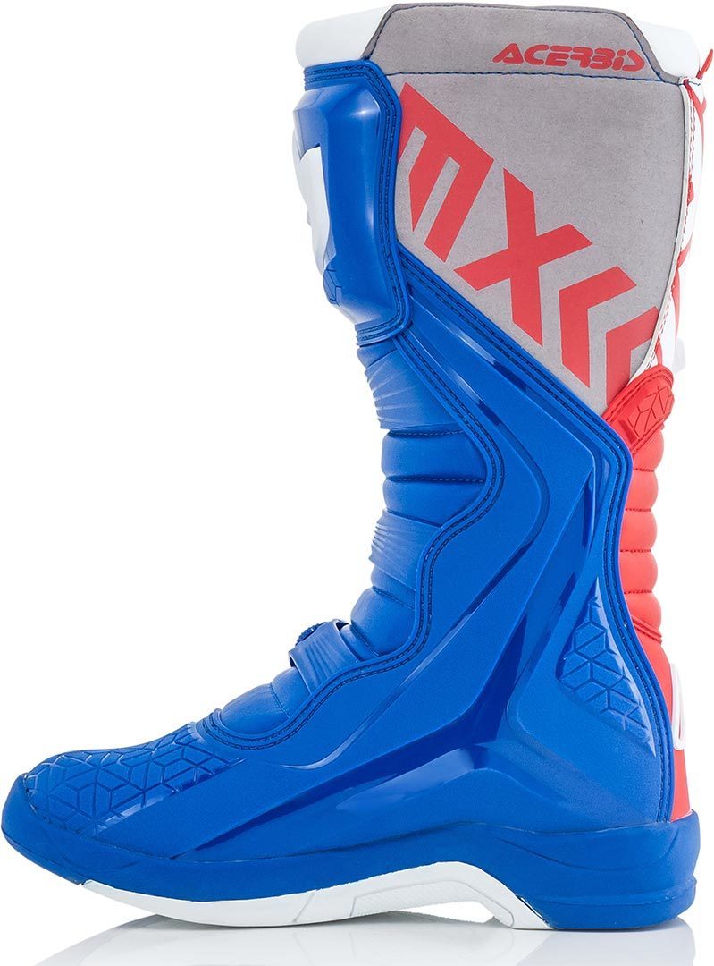 Acerbis X-Team Motocross Boots red/blue 45 Figure 4
