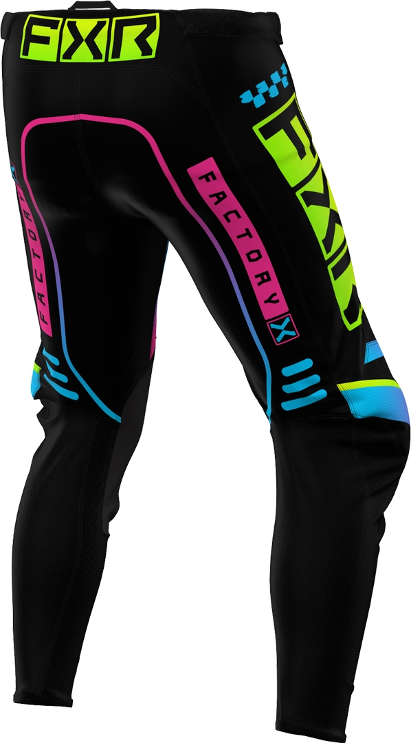 FXR Podium Gladiator 2024 Motocross bukser sort/neon 30 Figur 2