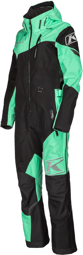 Klim Shredsa Dame snescooterdragt i ét stykke Sort/mint Short M Figur 1