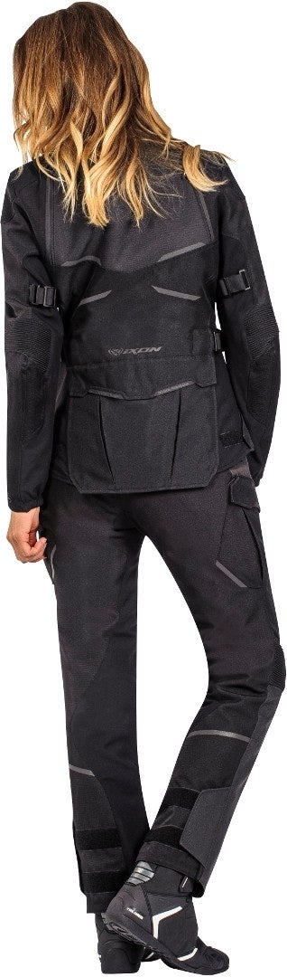 Ixon Eddas Damer Motorcykel Tekstil Bukser sort/grå M Figur 4