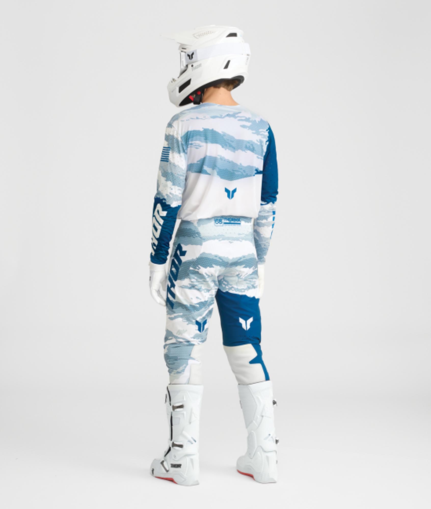 Thor Sportmode Recon Motocross Jersey white/blue M Figure 6