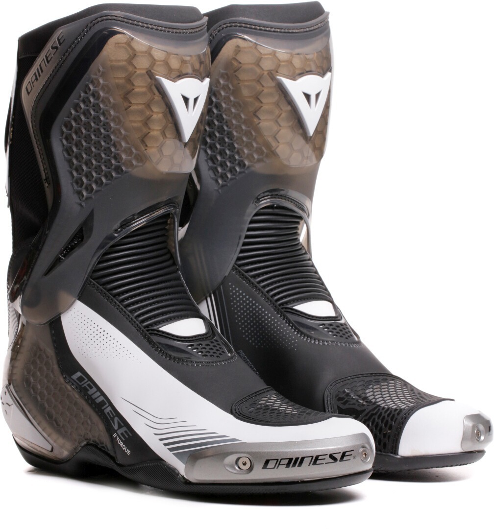 Dainese Torque 4 S Motorrad Stiefel schwarz/weiß 43 Abbildung 1