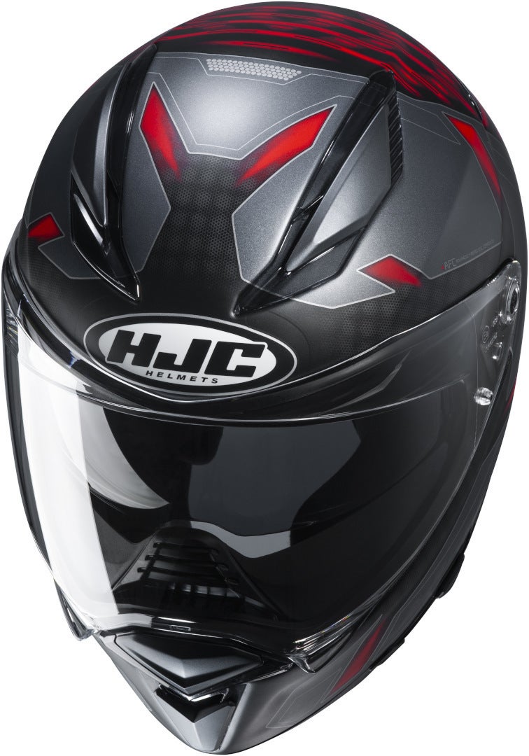 HJC F70 Dever Helm grau/rot L (59/60) Abbildung 3