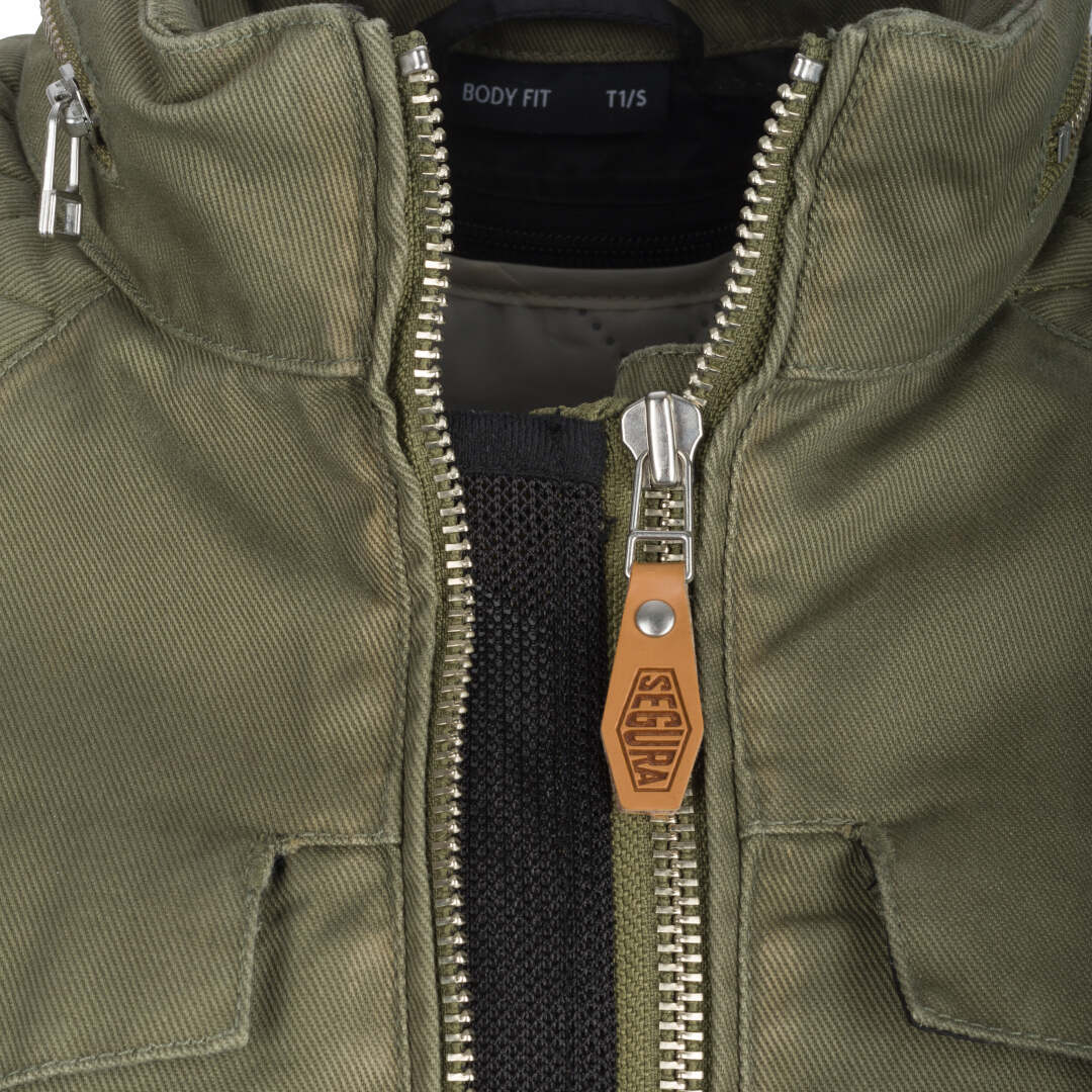 Segura Bahia Damen Motorrad Textiljacke khaki 42 Abbildung 9
