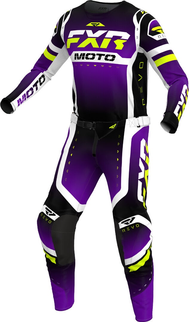 FXR Revo Pro LE Motocross bukser lilla/sort 30 Figur 3