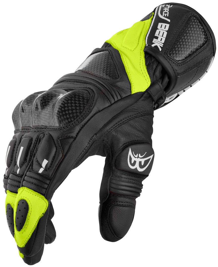 Berik Namib Pro Motorcykel handsker sort/neon M Figur 4