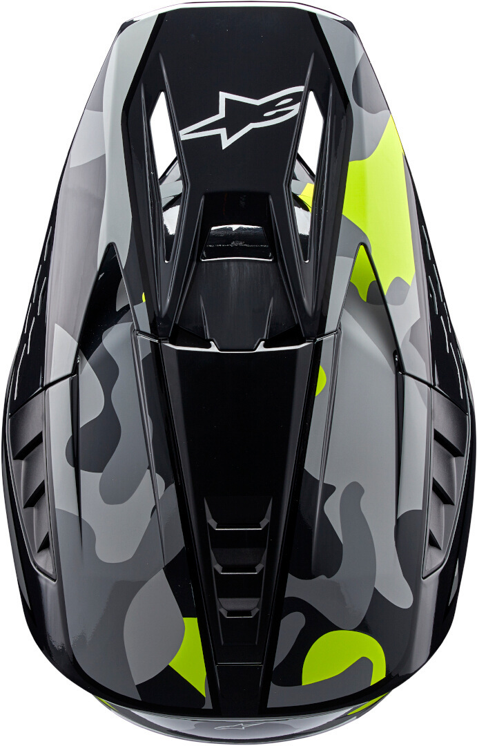 Alpinestars S-M5 Rover 2 2024 Cască de motocross negru/gri/galben S (55/56) Figura 2