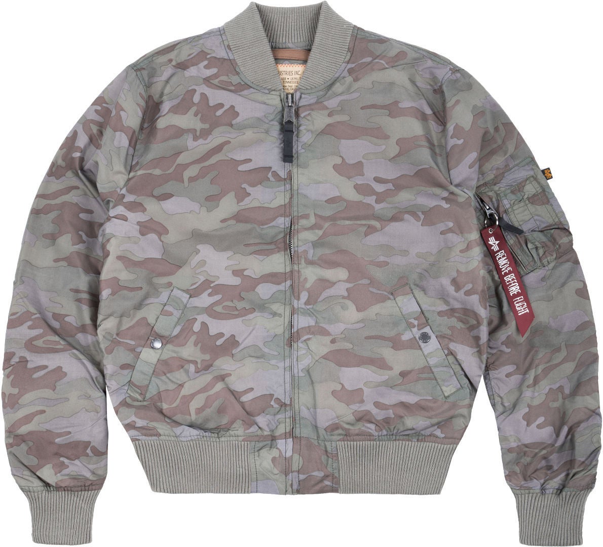 Alpha Industries MA-1 TT Jacke hellgrau/dunkelgrau XS Abbildung 1