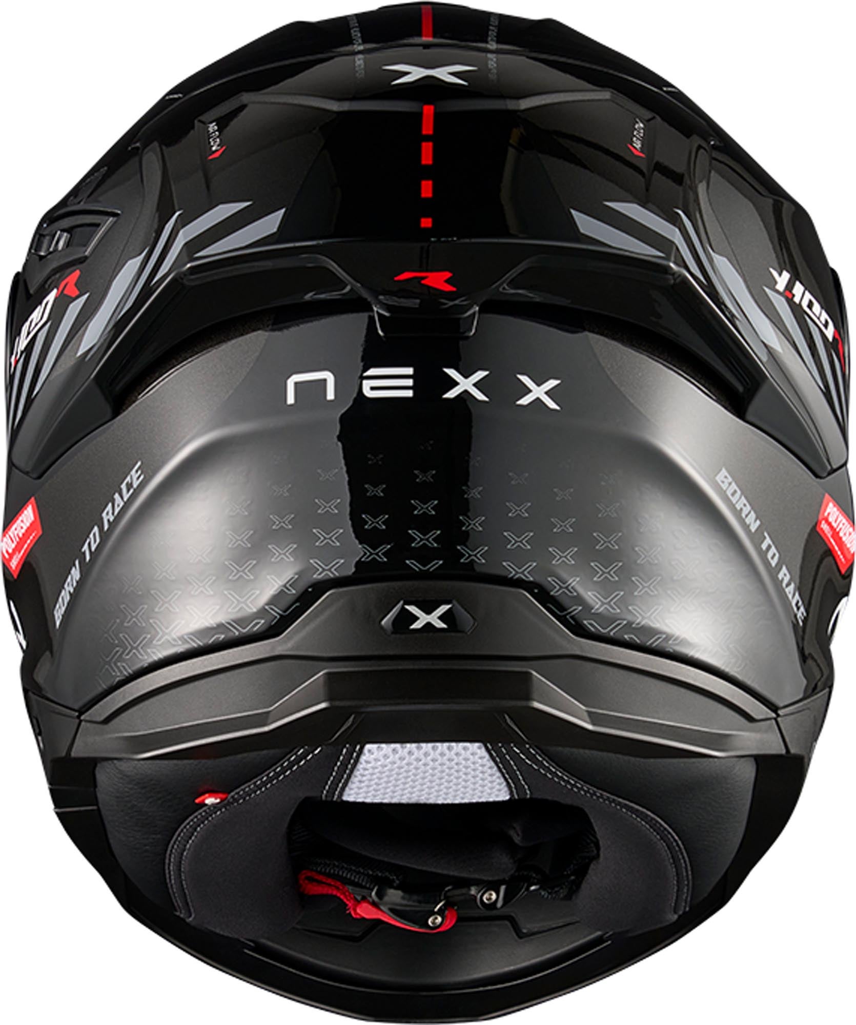 Nexx Y.100R Fade Casco nero/rosso S (55/56) Figura 3