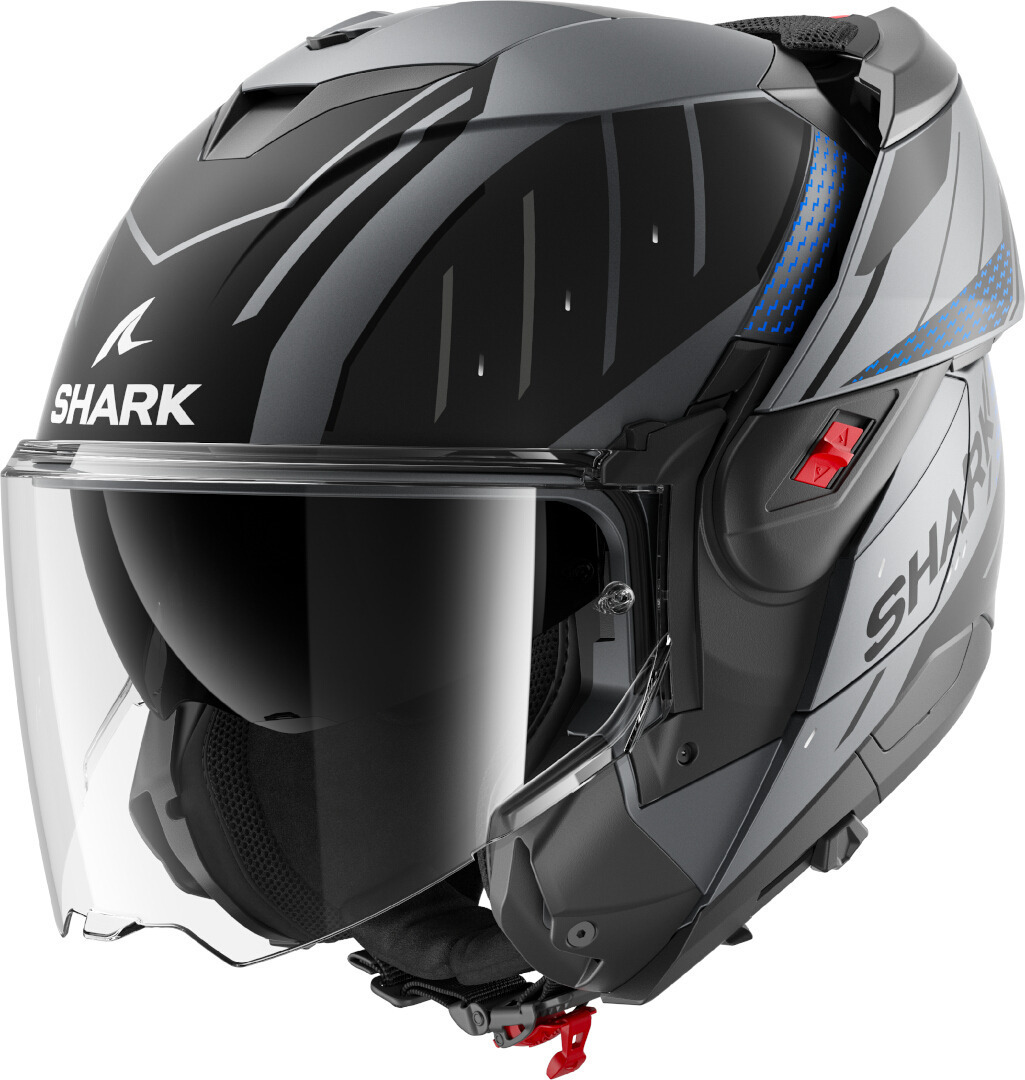 Shark Oxo Rydger Cască Negru/antracit/albastru S (55/56) Figura 3