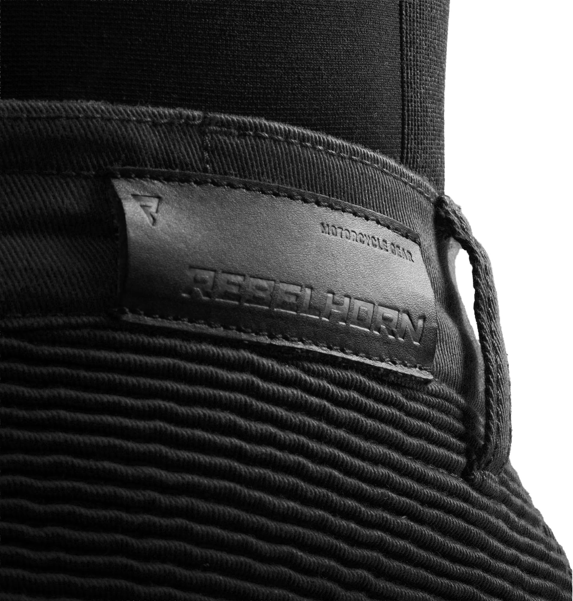 Rebelhorn Faster Motorcykeljeans Sort 38/32 Figur 9