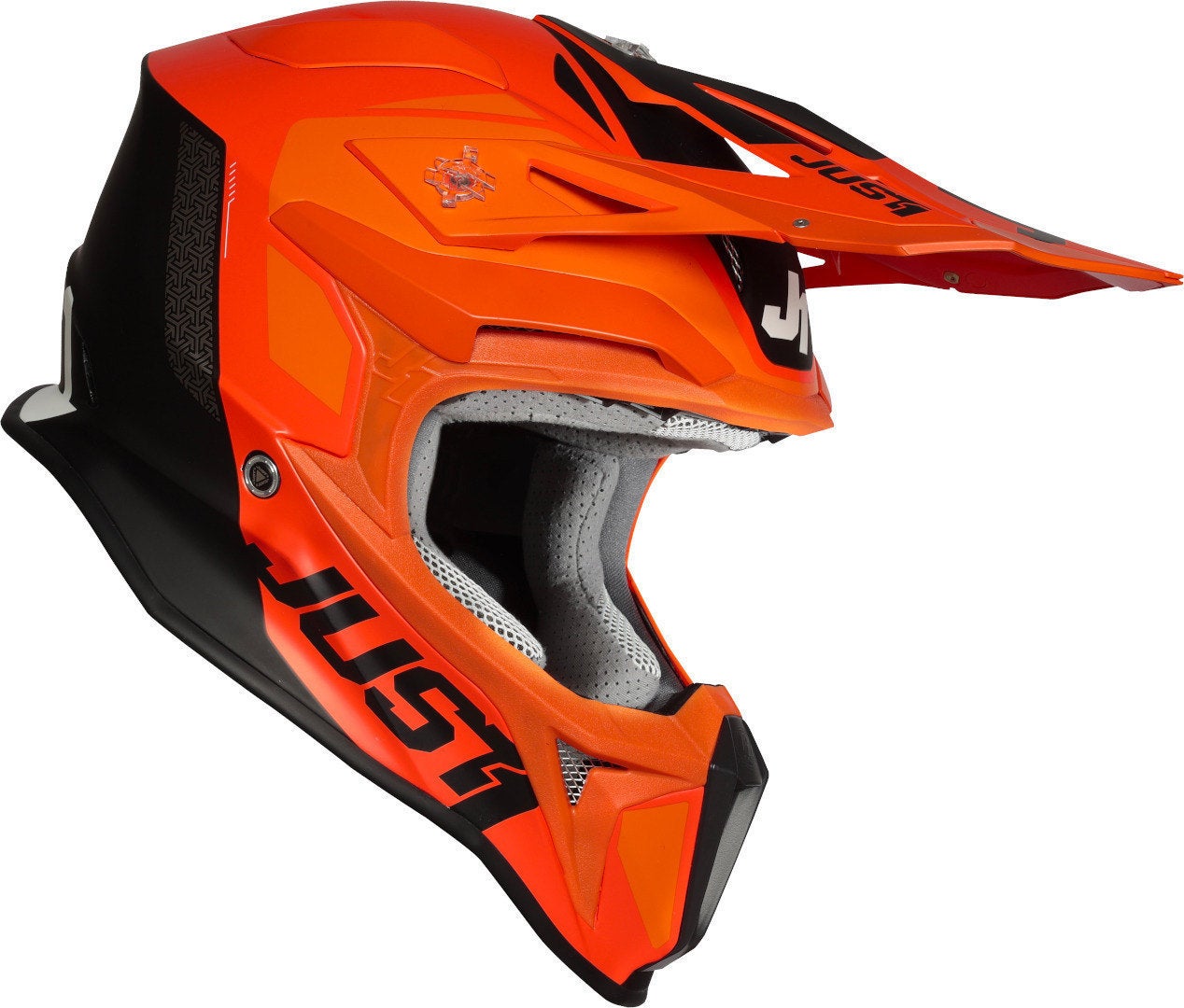Just1 J18 Pulsar Motocross hjelm orange/sort L (59/60) Figur 3