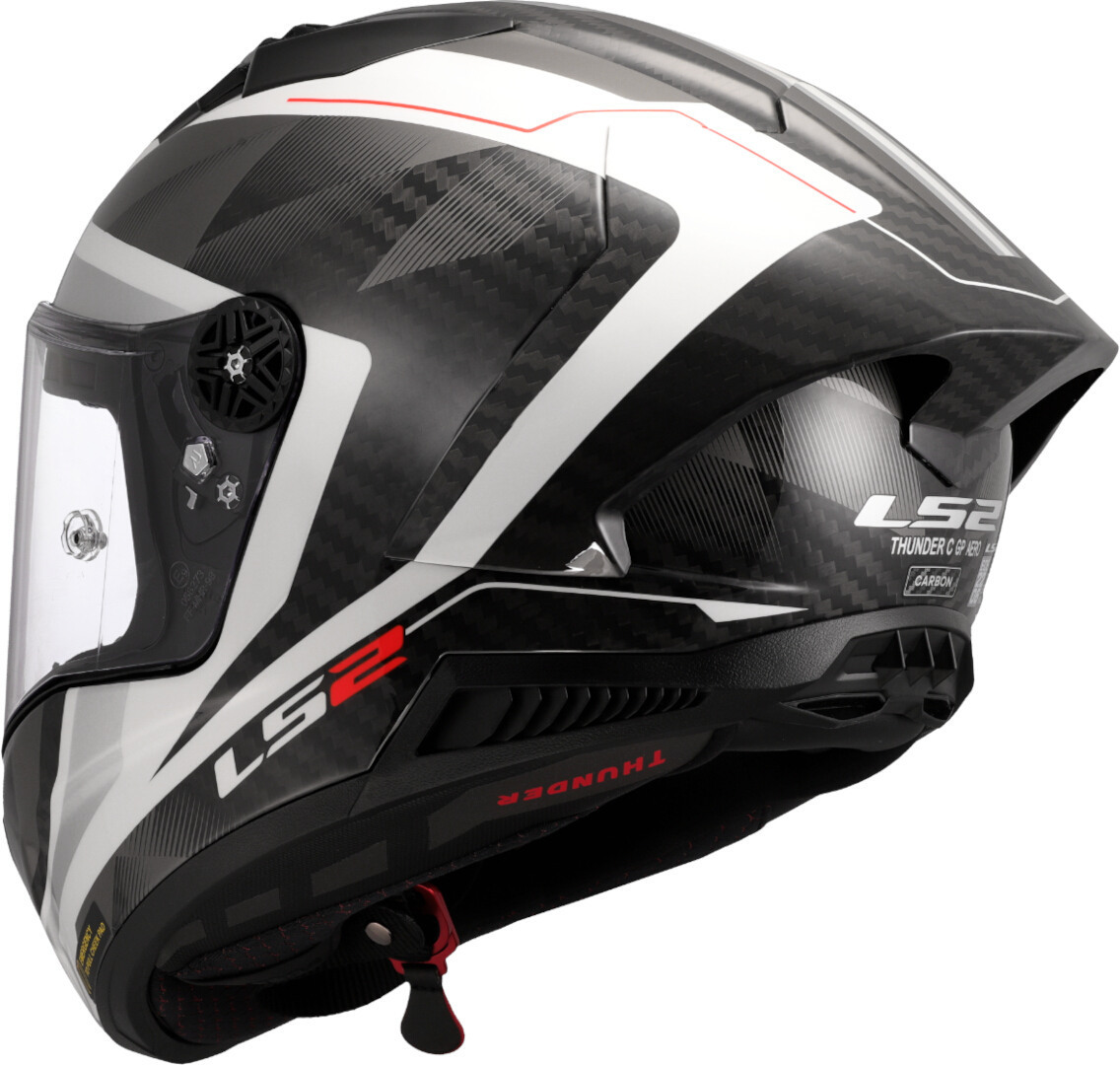 LS2 FF805 Thunder GP Raute Carbon Cască alb/gri M (57/58) Figura 3