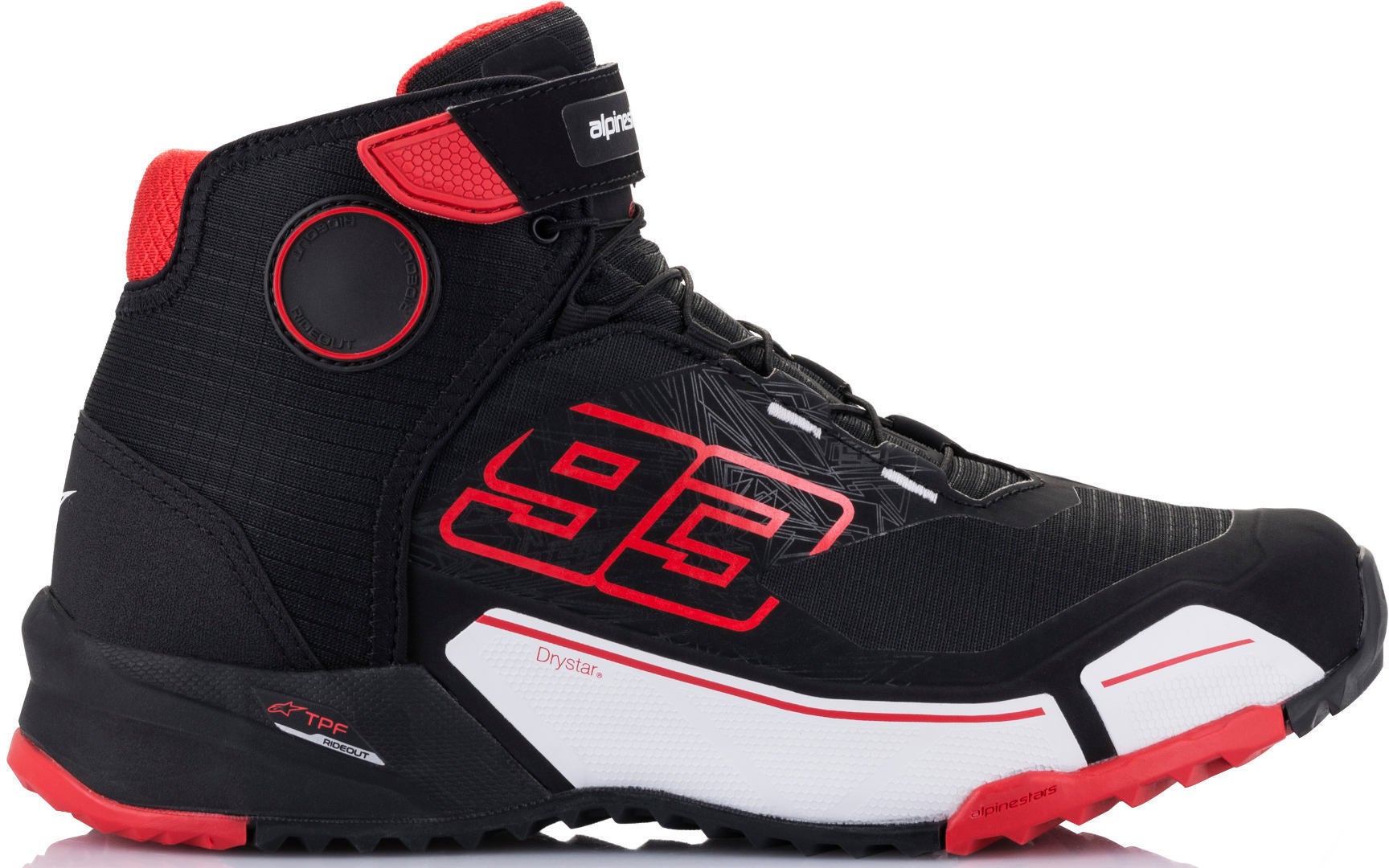 Alpinestars MM93 CR-X Drystar Motorcykel sko sort/rød/hvid 7 (39) Figur 5